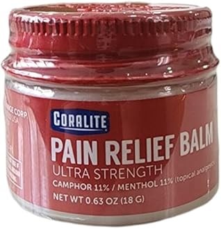 [2 Pack] Coralite Ultra Strength Pain Relief Balm - Non-Staining