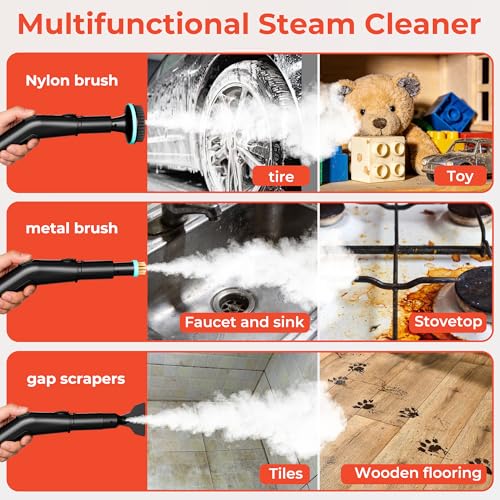 Trelyna 2500W Steam Cleaner,1.9 Quart Tank,3 Level Adjustable Handle - image 9