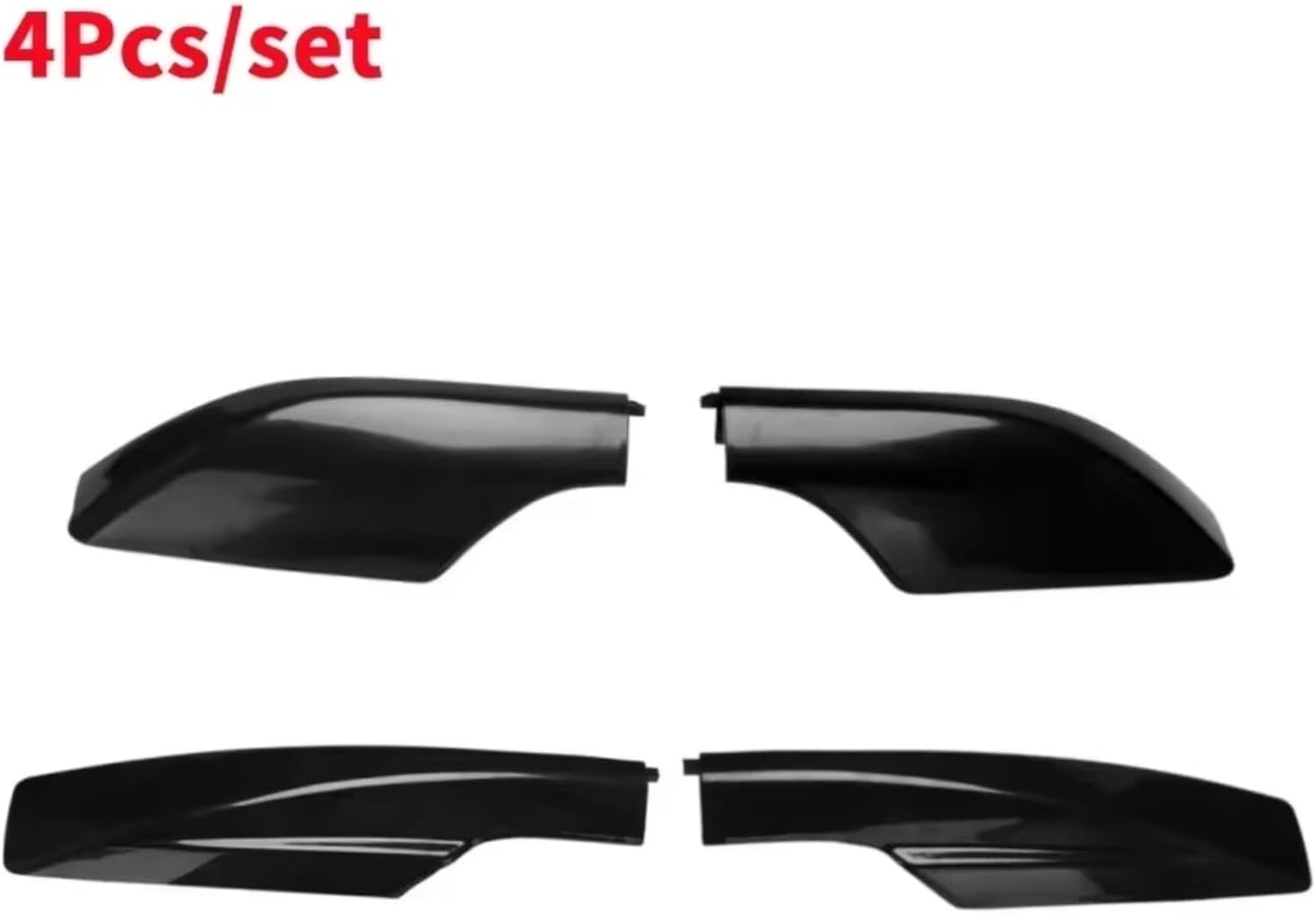 Roof Rack Shell End Compatible with Nissan for Qashqai 2008 2009 2010 2011 2012 2013 2014 2015 Car Roof Rack Rail Bar End Cover Shell Replacement(4pcs)