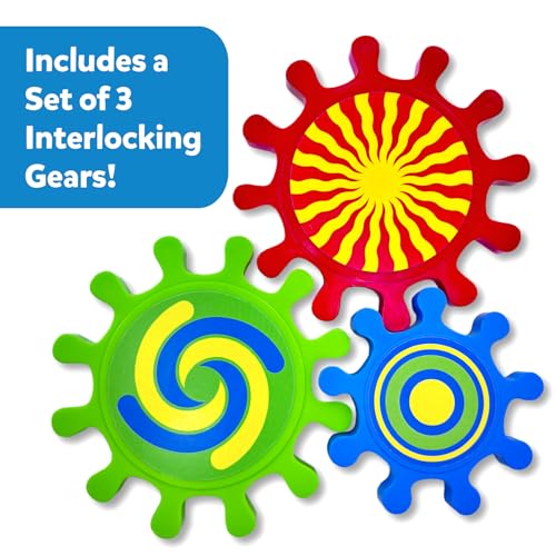 Image of Skillmatics Spinny Gears for Babies - Detachable Interlocking Suction Gears Toy for Window, Table & Bath, Sensory & Fine Motor Activity Toy, Travel Toy for Toddlers 6-36 Months (Set of 3)