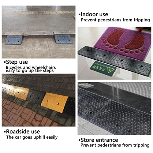 L-R-H Tragbare Liftrampe Schwerlast Bordsteinrampen aus Gummi rutschfeste Auffahrrampe für Laderampe Garageneinfahrt LKW… – Bild 8