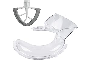 Pouring Shield for KitchenAid 4.5 and 5 Quart Stand Mixer