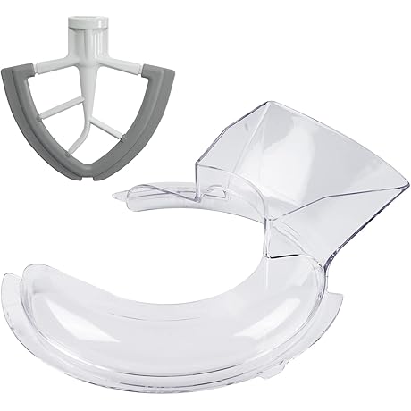 Pouring Shield for KitchenAid 4.5 and 5 Quart Stand Mixer