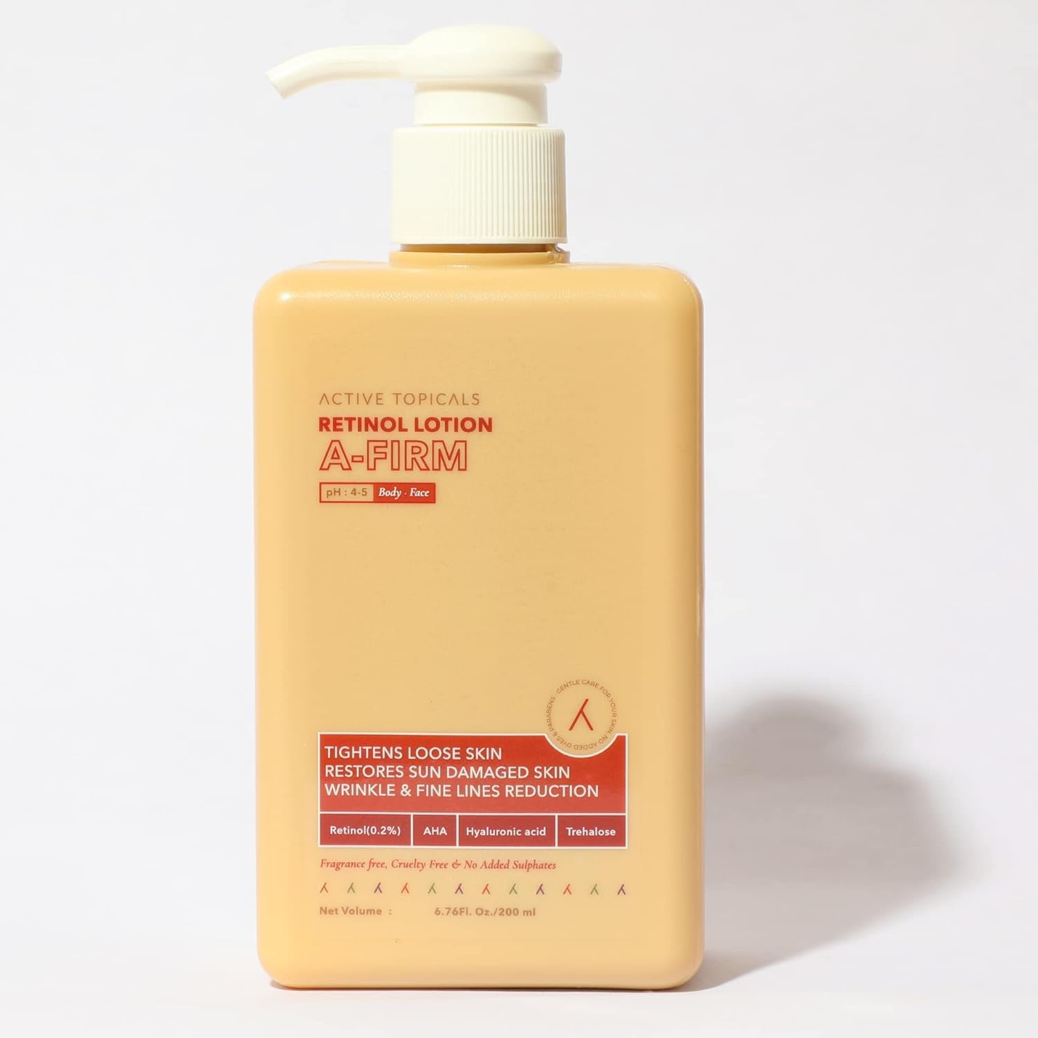 A Firm (0.2%) Retinol Lotion | For Skin Tightening, Strecth Marks, Anti Aging | Brighter, Soft Skin | 200 ml