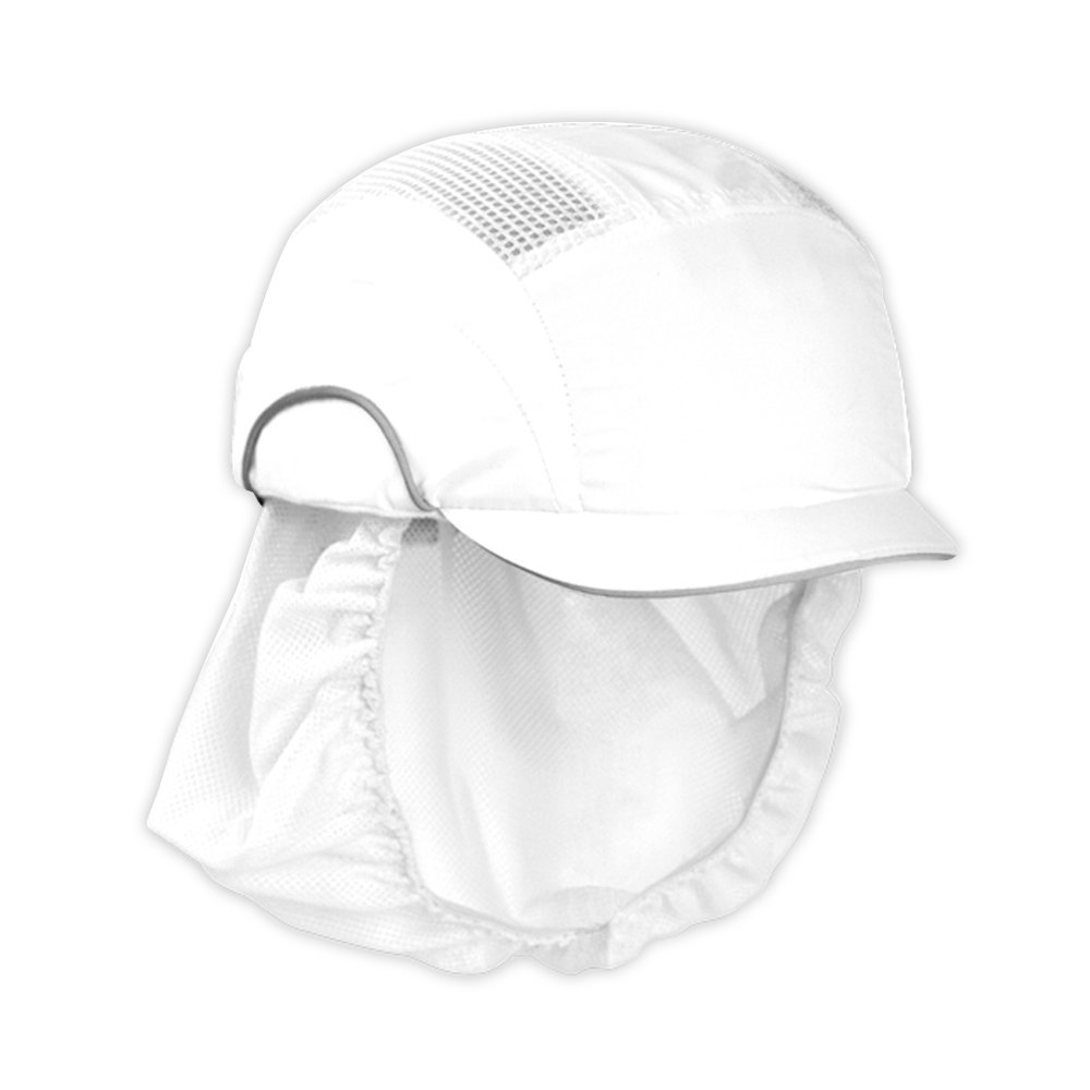 Gorra Alimentación Seguridad - Micro Visera 3 cm - Norma: EN 812 - Color: Blanco