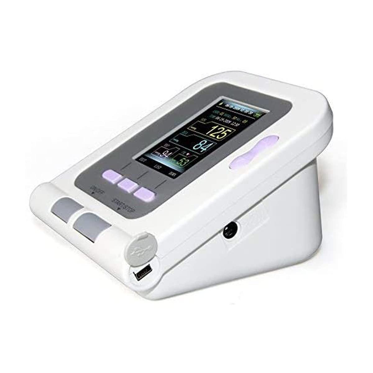 Sfigmomanometro Elettronico Veterinario Monitor Automatico della Pressione Sanguigna Tonometro con 3 Polsini, per Cani/Gatti/Animali Domestici
