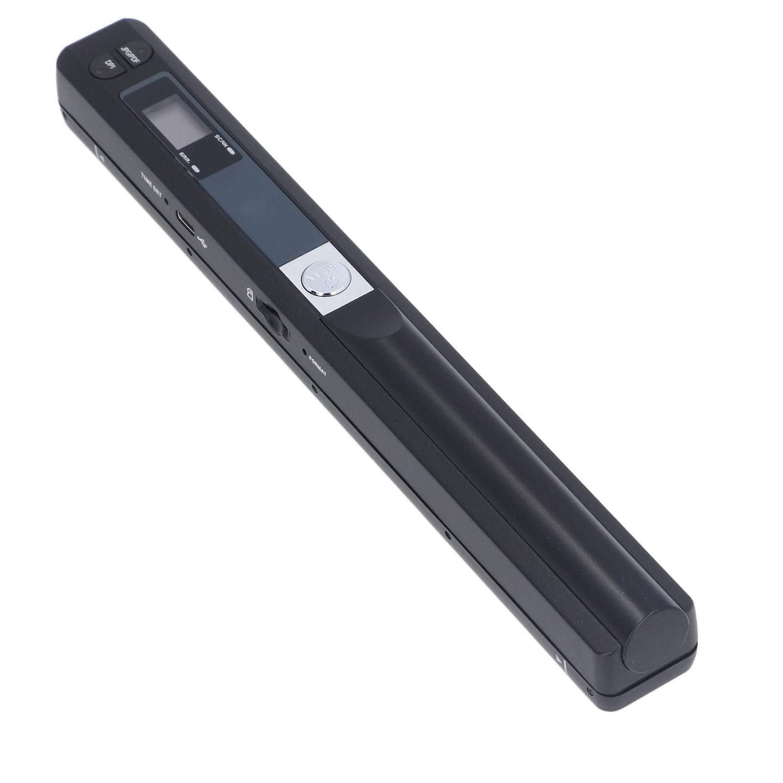 Ejoyous Tragbarer Scanner, Handscanner Dokumentenscanner 900 DPI Farbscanner A4 Scanner 8,27 Zoll HD für Zuhause, Reisen und Büro (Black)