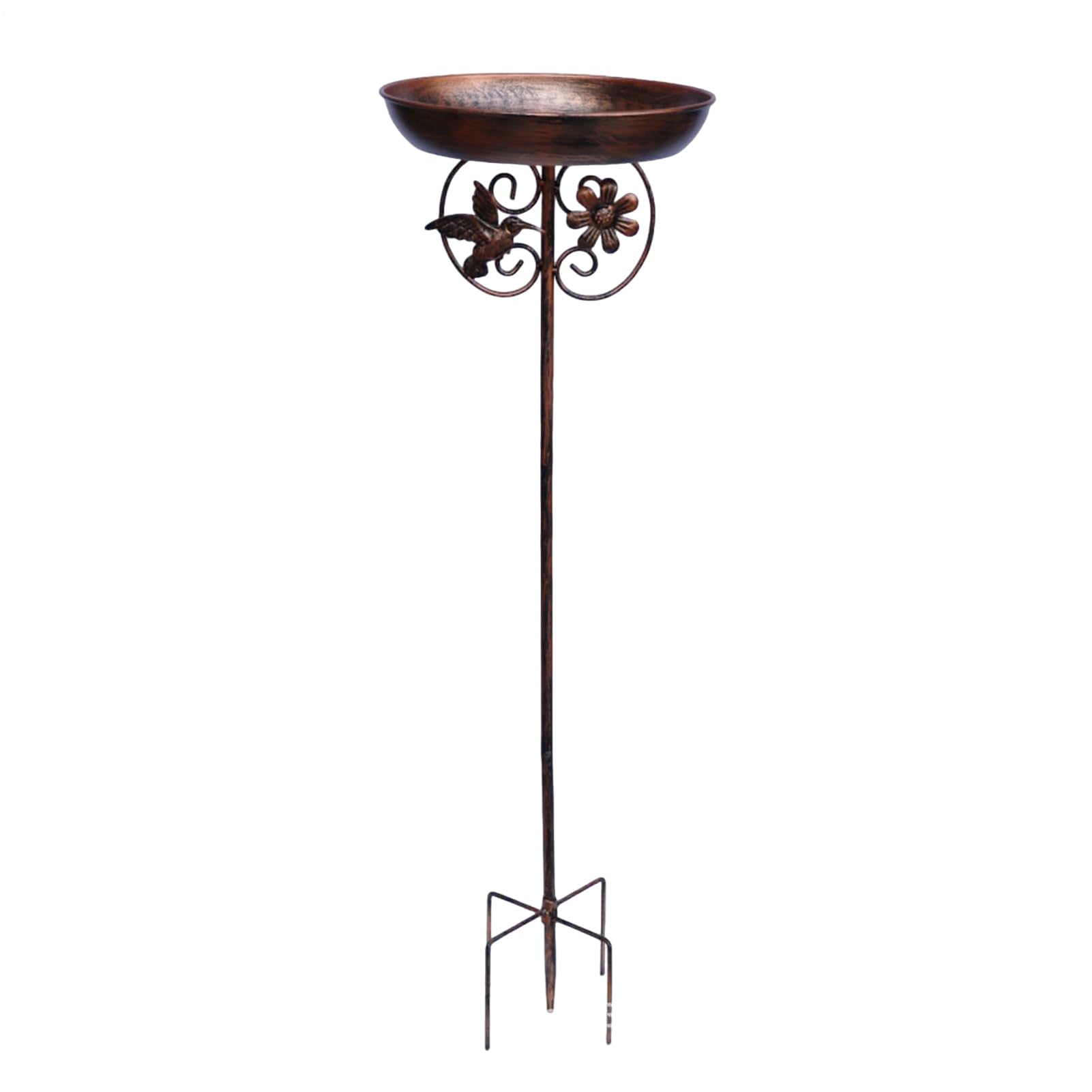Bain d'oiseaux extérieur stable pour attirer les oiseaux dans le jardin