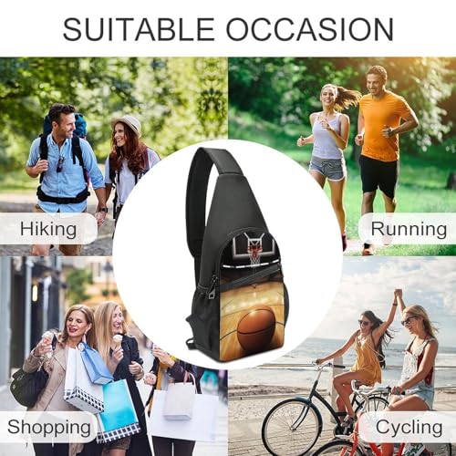 Mochila tipo bandolera casual para día y senderismo miniatura 6