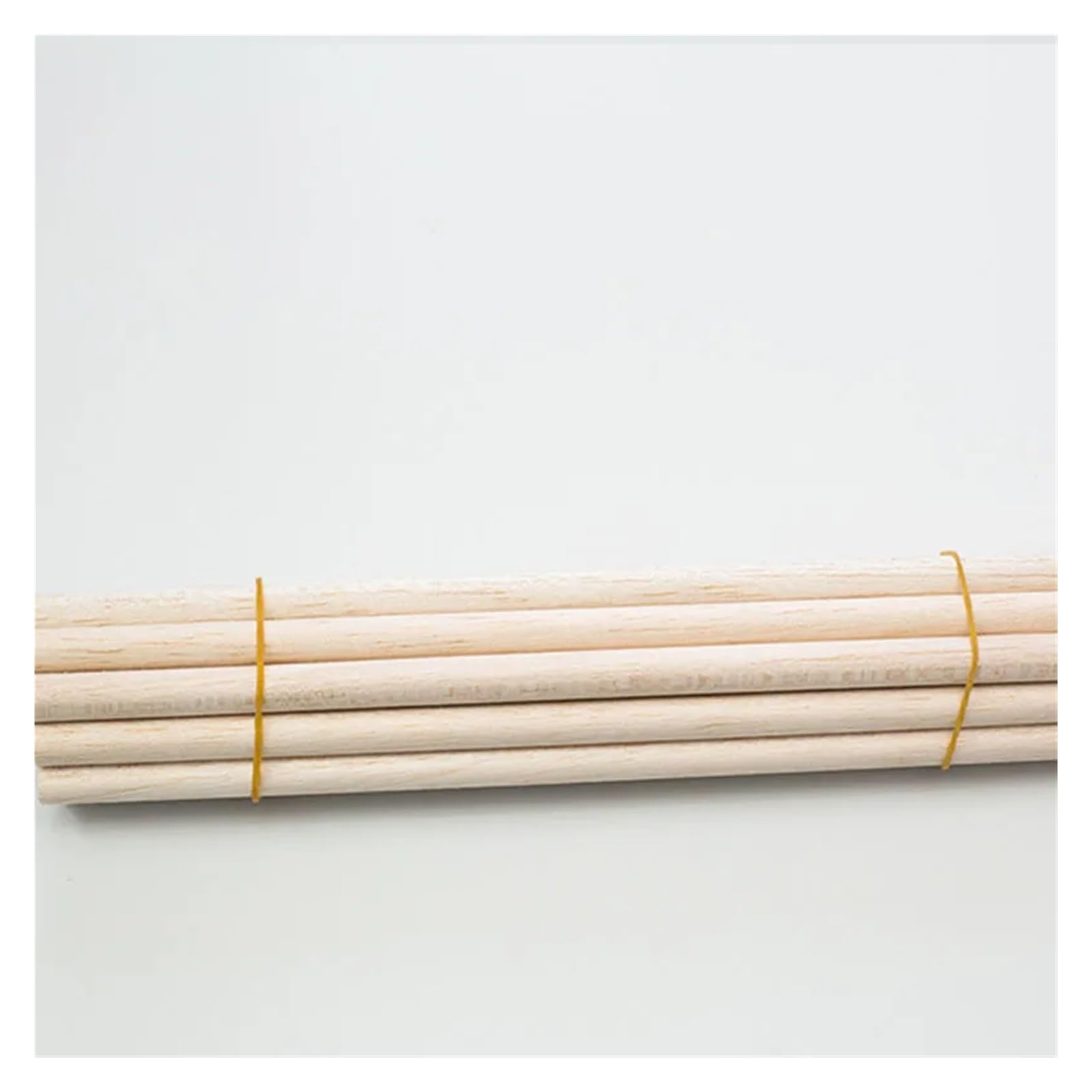Varillas de madera, Modelo de pasadores madera redondos for manualidades, bricolaje, carpintería, fabricación edificios(20pcs 3x200mm)