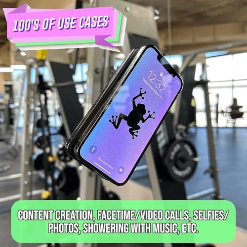 Image of CERLINK (Pack of-3) Phone Case Adhesive Mount Cellphone Case Compatible Mobile Accessory Silicone Suction Phone Grip Holder (3Black Only)