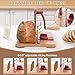 CAWIU Manual Bread Slicer with Hand Crank- Adjustable Thickness Bread Cutter for Even Slices, Perfect for Homemade Sourdough, Sandwich, and More, Red