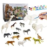 Animals Painting Kits, DIY Animal Crafts and Supplies Set Painting Kit, Giraffe Lion Elephant...