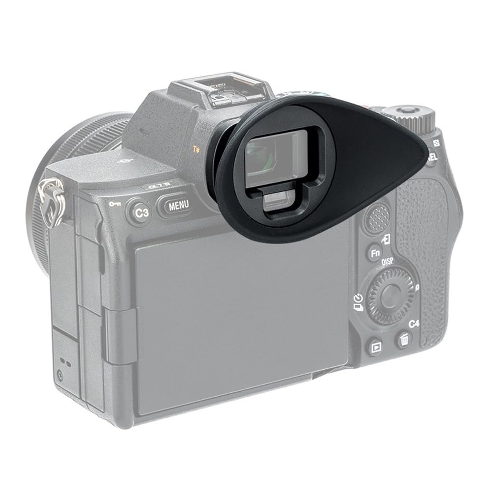 JJC Oculare di forma ovale per Sony Alpha A1, A1II, A7SIII, A7IV, A7RV, ILCE-1, ILCE-1M2, ILCE-7SM3, ILCE-7M4, ILCE-7RM5, con design rotante a 360°