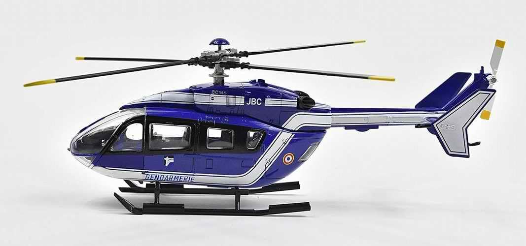 NRay Maquette Hélicoptère EC145 GENDARMERIE Nationale Métal 1/43