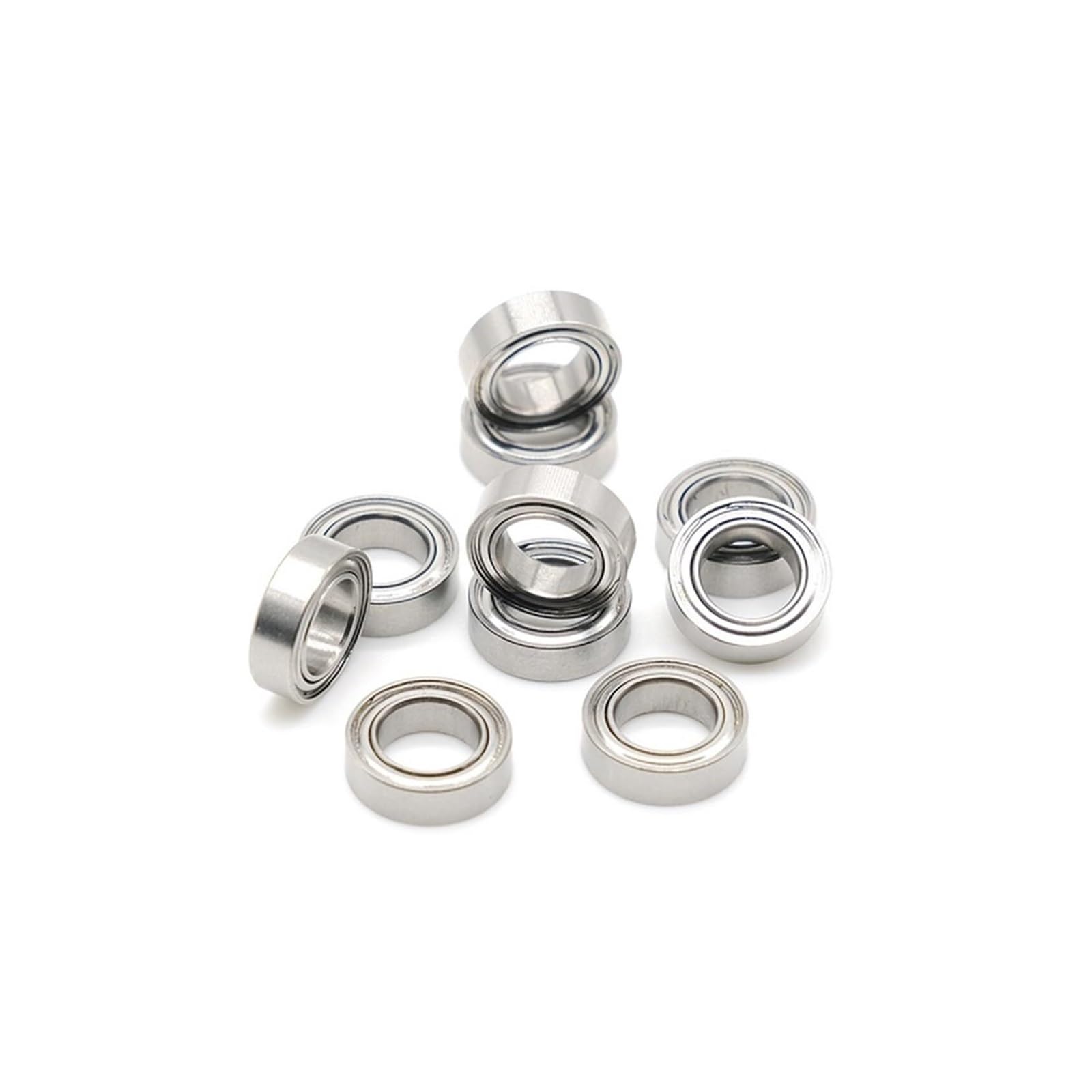 SMR106ZZ Rodamiento ABEC-7 10PCS 6x10x3 mm Acero inoxidable Miniatura Sello de metal Rodamientos bolas S MR106 ZZ 617/6 Lucky