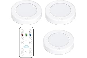 Brilliant Evolution Long-Lasting Wireless LED Puck Lights