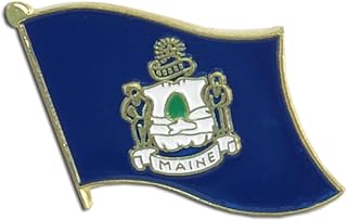 Maine Flag Lapel Pin