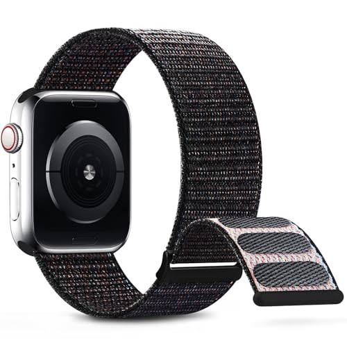 Bracelet de sport en nylon tressé anti-transpiration pour iWatch