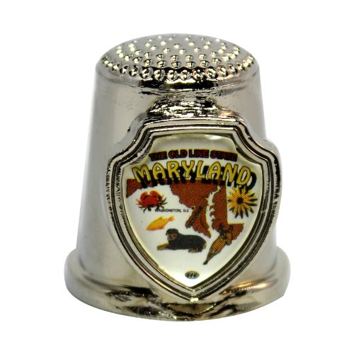 Souvenir Thimble - Maryland - MD