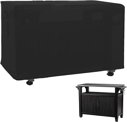 Cubierta de mesa de preparación al aire libre 67 pulgadas de largo x 45 pulgadas de ancho x 28 pulgadas de alto, resistente al agua 600D para mesa