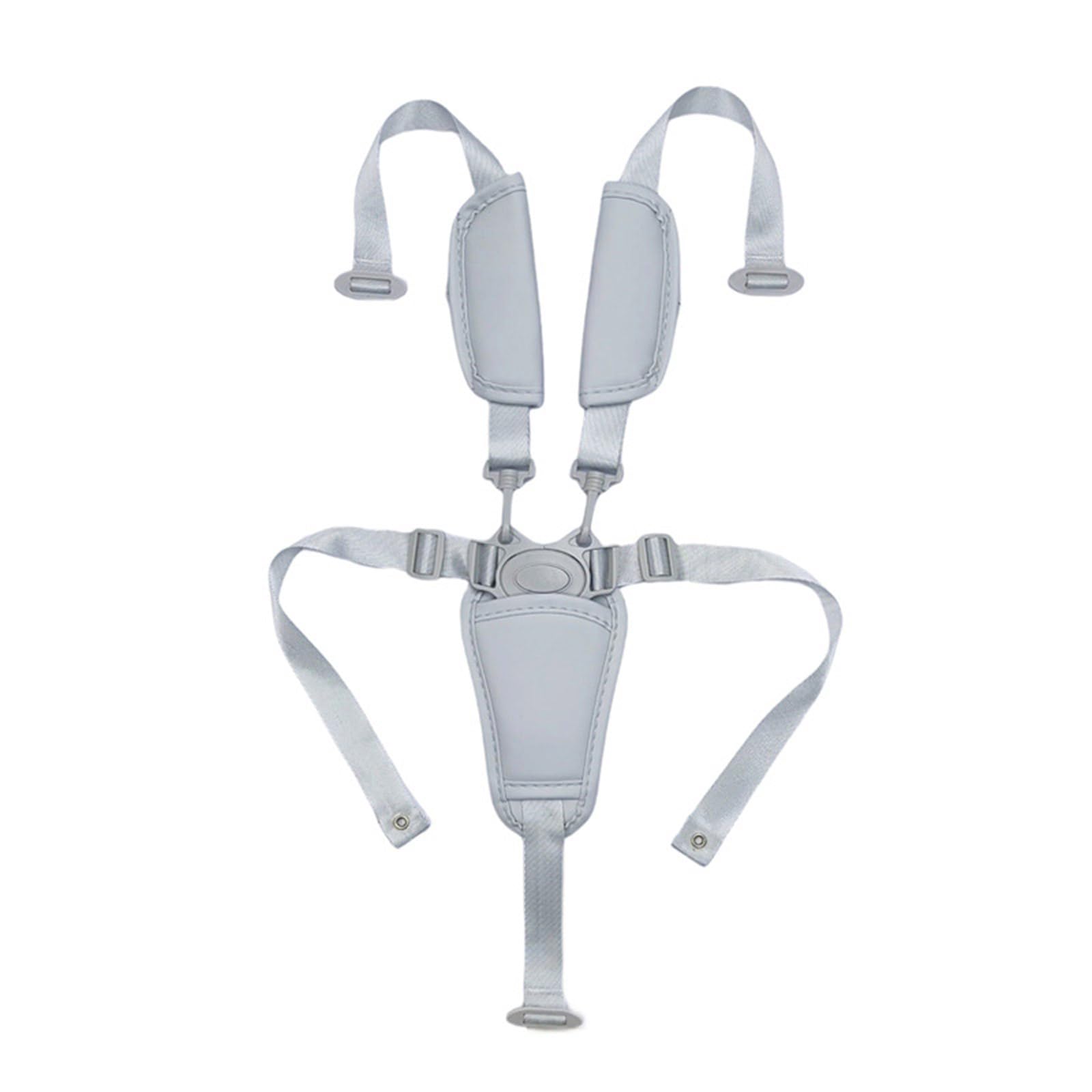 KMGDM 5-Point Baby Harness with PU Padding for Highchairs, Strollers & Feeding Seats Feeding Chair Gear