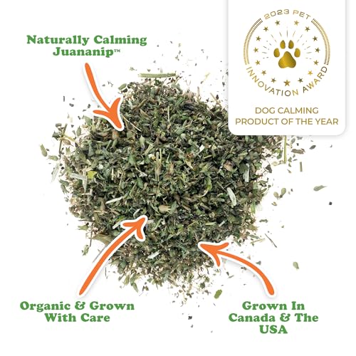 Image of Doggijuana Stocking & Juananip Bundle | Holiday 2 Pack, Squeaky Dog Toy | Refillable squeaky plush dog toy + organic calming catnip; eases anxiety, stress & storms; drug-free, hand-harvested
