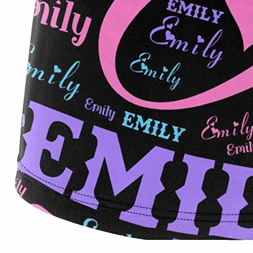 Artsadd Customized Boxer Briefs with Name Text Black Mens Personalized Underwear Boxers Funny Gift3