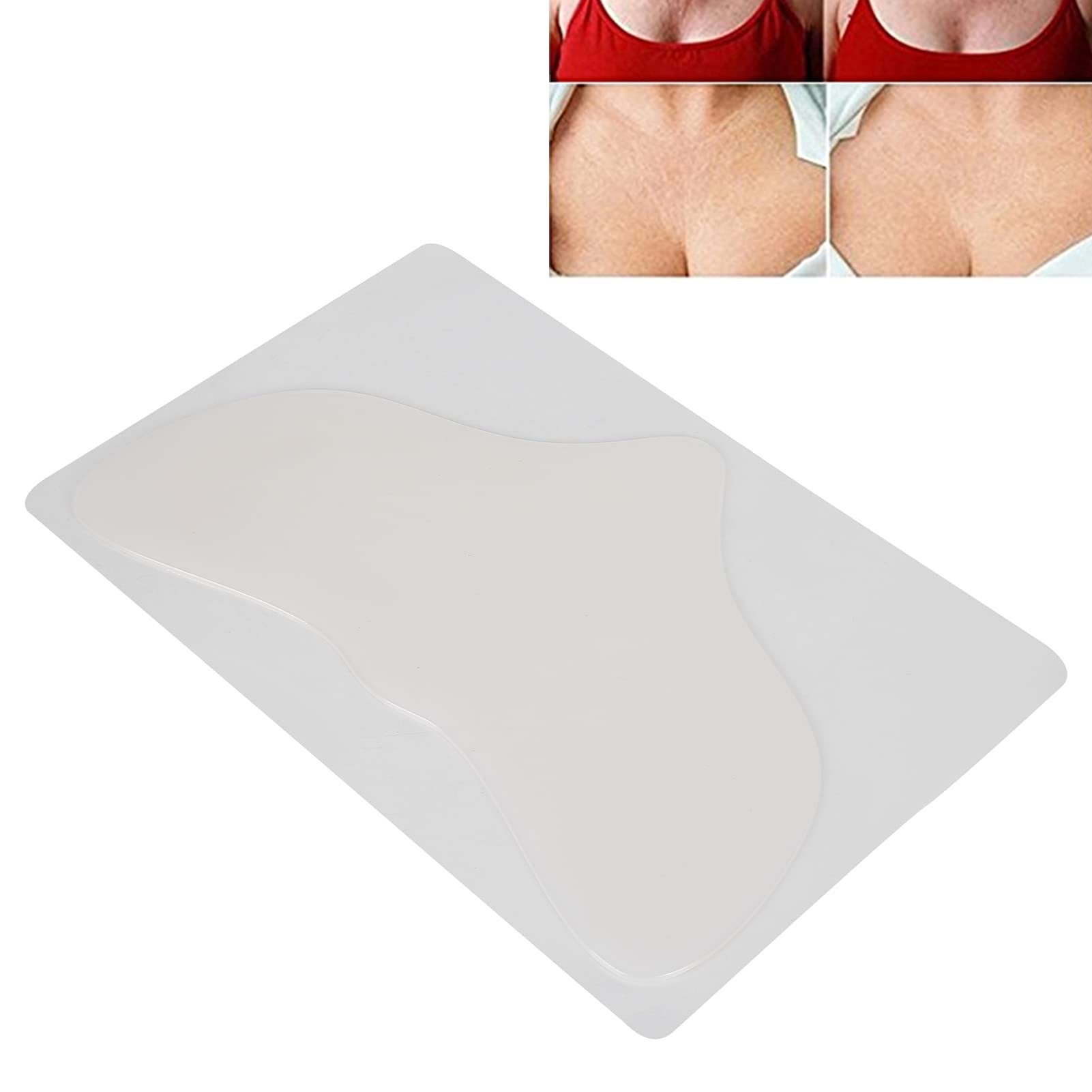 Anti Wrinkle Patches, Anti Wrinkle Chest Portable Silicone Chest Pads Chest Wrinkle Pads for Skin Lines Prevention - Image 2