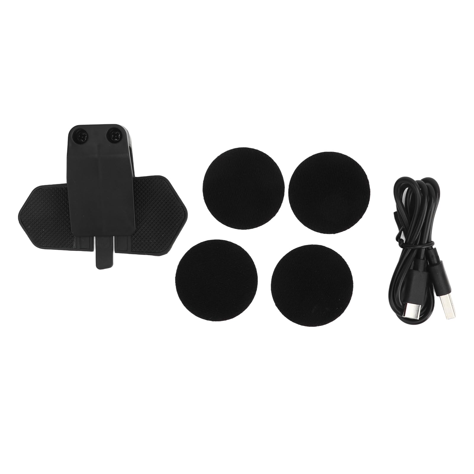 CHICIRIS Auricolare per Casco Bluetooth, Cuffia per Moto Wireless Impermeabile con Chiamate in Vivavoce, Ricarica di Tipo C per Bici Elettrica