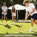 Pointyard 28’’ Six Player Croquet Set with Premium Wooden Mallets, Colored Ball, Wickets, Stakes, Perfect Outdoor Game, Yard Game, Party BBQ Game for Adults & Families (Includes Sturdy Carrying Bag)