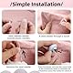 NOCHME Bettdeckenhalter 16-Teilig Bettdeckenclips Mit 48 Kunststoffstiften Bettdecken Halterung Clip Quilt Fixer Duvet Cover Clips Für Dicke Decke, Baby Bettlaken, Vorhang Bettdecke