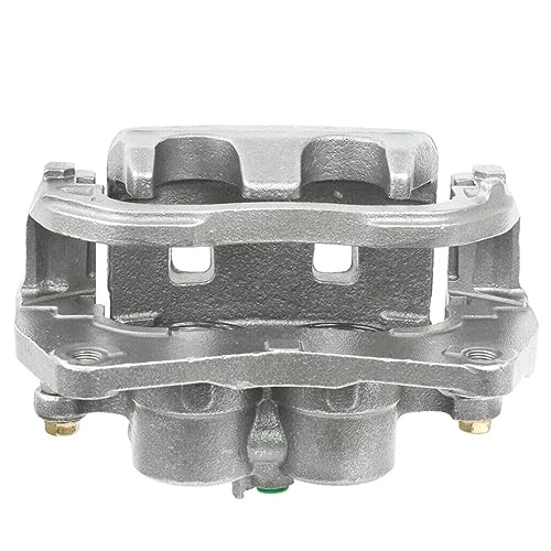 Image of Detroit Axle - Front Left Brake Caliper for Subaru WRX Legacy Outback | Forester B9 Tribeca, Driver Side Disc Brake Caliper w /Bracket Replacement