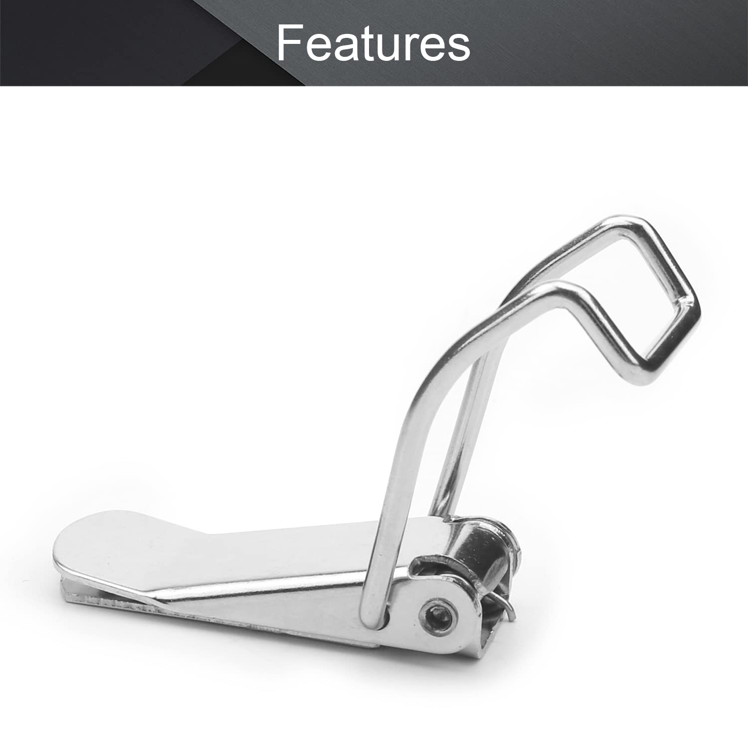 MroMax Lot De 2 Loquets à Bascule En Fer Chromé Pour Boîte à