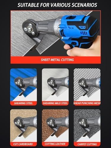 Elektryczne nożyce do blachy, ręczny sprzęt do cięcia blachy aluminiowej, ręczne nożyczki do cięcia blachy
