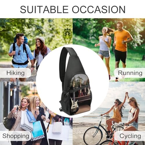 Mochila crossbody deportiva para viajes y senderismo miniatura 6