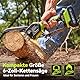 Supstable Mini Kettensäge mit Akku, 6-Zoll-Handkettensäge mit 2 x 2.0 Ah Akkus und Ladegerät, Einhand Astsäge elektrisch für Gartenbäume, Astschere und Holzschneiden