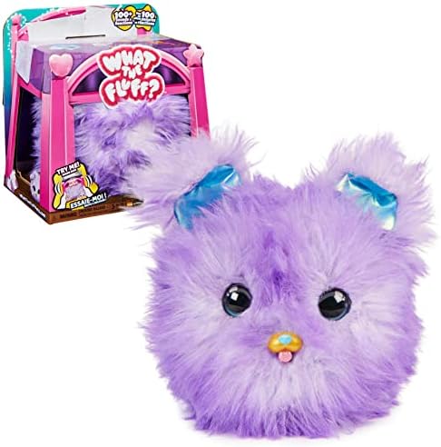 What the Fluff, Pupper-Fluff, Surprise Reveal Interactive Toy Pet With Over 100 Sounds And Reactions, Kids Toys For Girls Ages 5 And up