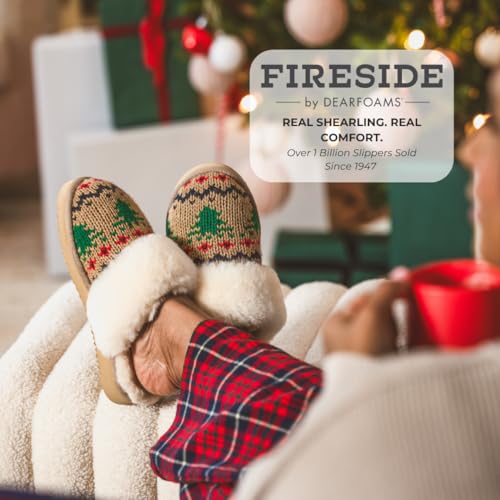 Image of Fireside by Dearfoams womens Sydney Genuine Shearling Scuff