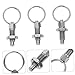 Homoyoyo 3pcs Stainless Steel Non Lock-Out Spring Plungers Pull Mechanical Accessories for Industrial Equipment and Electrical Appliances Easy to Install and
