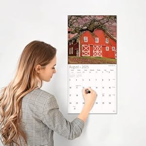 Redemberbarns2025wallcalendar12month12x24openthicksturdypapergiftablecalendar2025  Urban Country Home Decor Red ember barns 2025 wall calendar 12 month 12 x 24 open thick sturdy paper giftable calendar 2025  urban country home decor