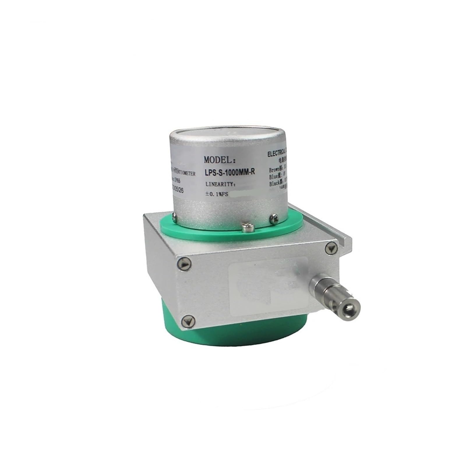 Encoder rotativo Potenziometro a Fune LPS-S 100-1300mm Sensore di Spostamento a Filo Uscita analogica(LPS-S-100mm-A1)
