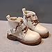 Toddler Girls Fashion Ankle Boots Winter Side Zip Comfort Booties Kids Non-Slip Boot Lace Up Outdoor Hiking Shoes