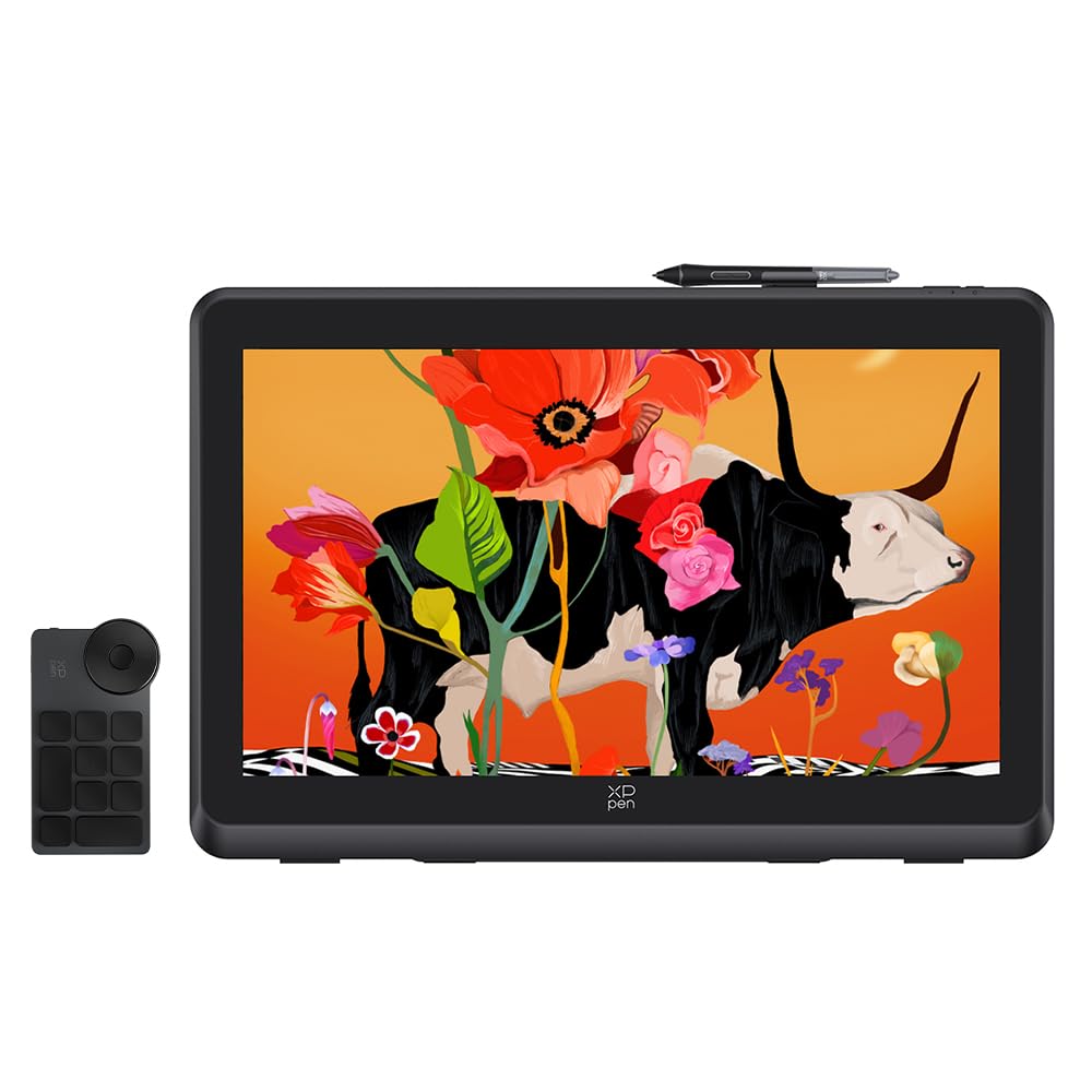 XPPen Artist 22 Pro (Gen 2) Tablet grafico QHD 2.5K, schermo da disegno 21,5 pollici Adobe RGB 99% sensibilità penna 16K
