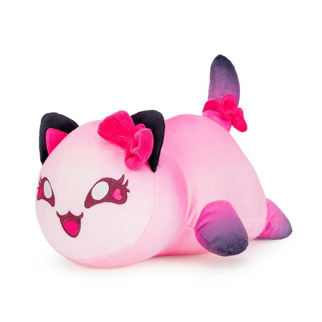 69-PCS丨KC Cat Plush + 60-Sticker - Goddess Cat Collection - 100% Embroidered Plushie - Cat Stuffed Animal Collectible (KC Cat)