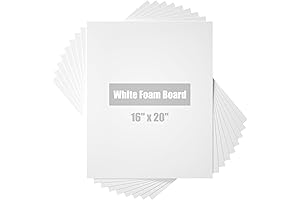 15-Pack 16x20 XPS Foam Boards, Acid-Free and Durable