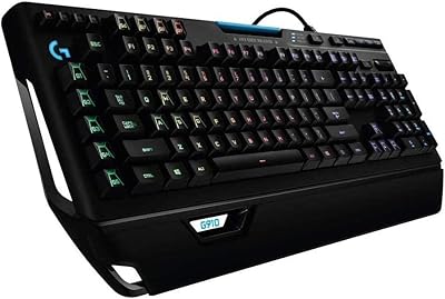 Logitech G910 Orion Spectrum Illuminated Mechanical Gaming Keyboard, RGB Backlit Keys, Romer-G Tactile Key Switches, 9 Programmable G-Keys, Arx Dual Display Technology, AZERTY French Layout