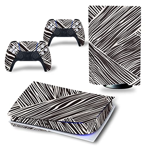 �ی� For PS5 Skin Disc Edition Anime Console And Controller Vinyl Cover Skins Wraps For Version 33161 �C�A�Ȃ��A�c�����Ȃ�(1)