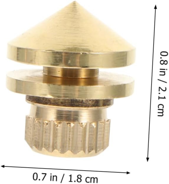 4pcs Shockproof Speaker Spikes Copper Speaker Spike Pads for Vibration Isolation Protection