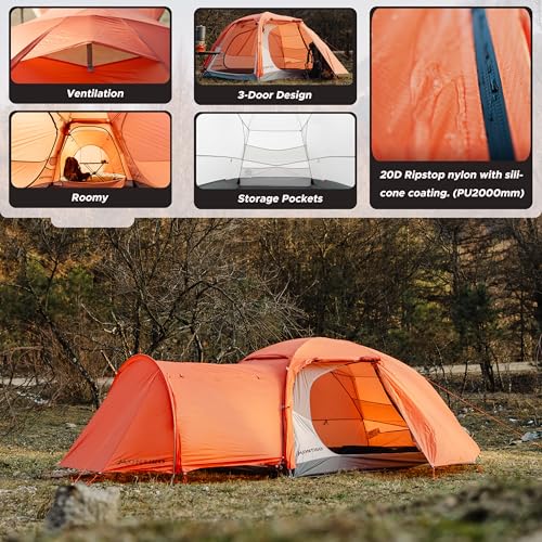 Carpa Triphyr con Extensión F-Nexus para 2 Personas miniatura 4